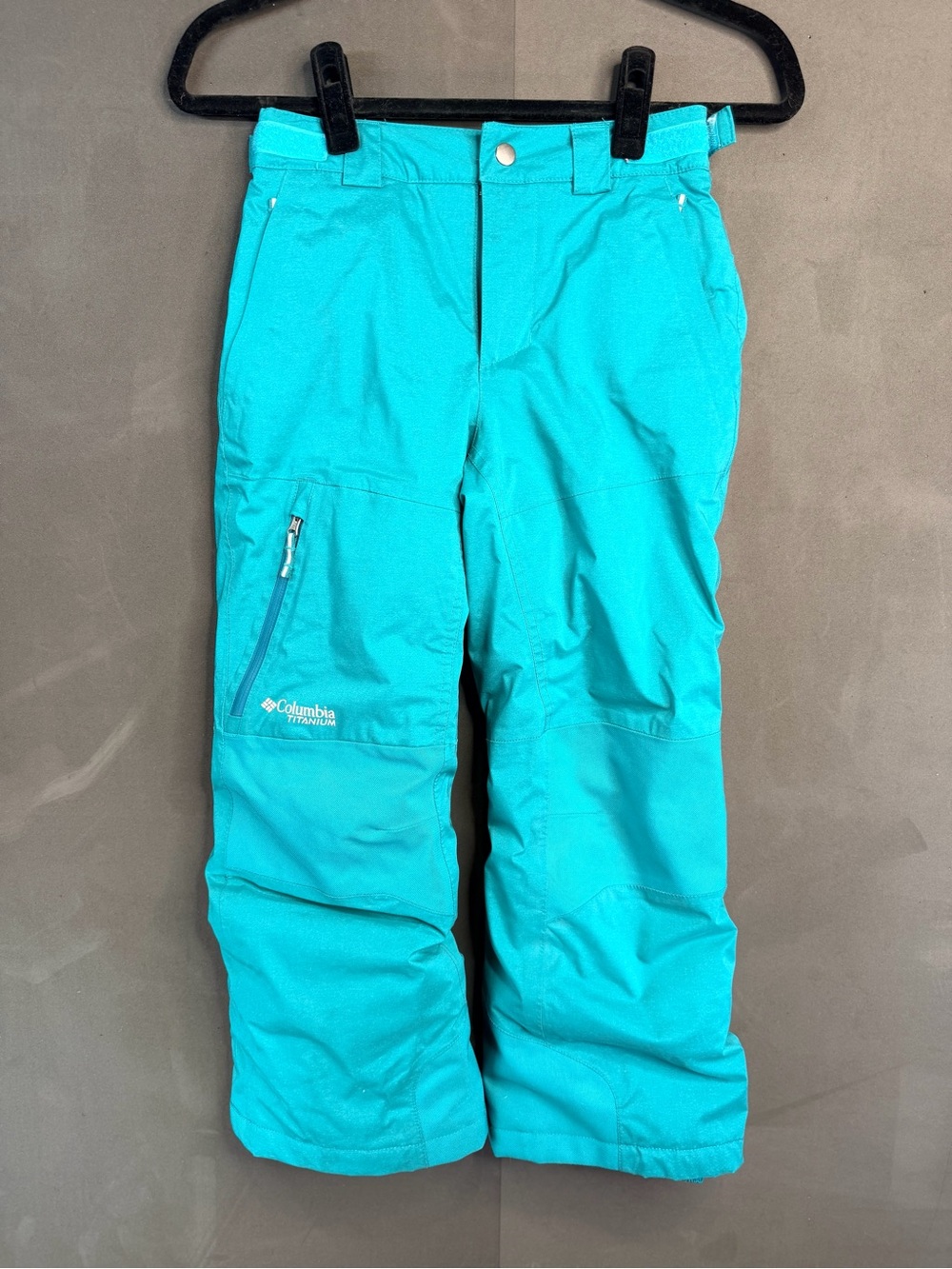 Columbia Omni-Tech Bugaboo Ski/Snow Pants Girls Size Small 6 Turquoise